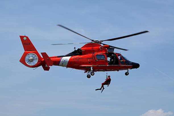 Coast Guard Rescue stock photo