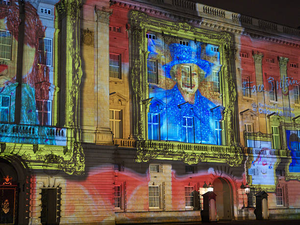 Buckingham Palace 추정 인물 사진 스톡 사진