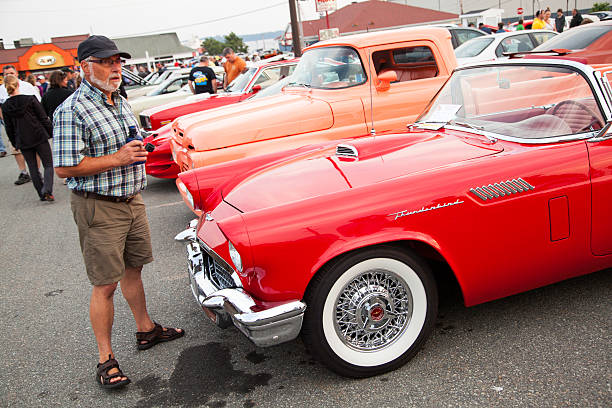60+ Red Ford Thunderbird Stock Photos, Pictures & Royalty-Free