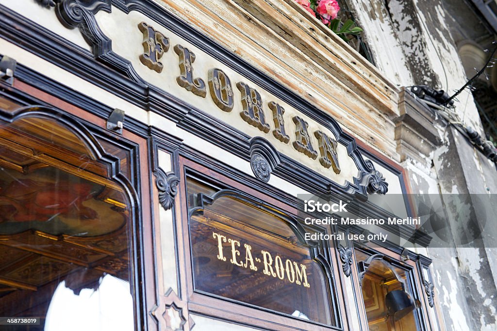 Café Florian em Veneza - Royalty-free Antigo Foto de stock