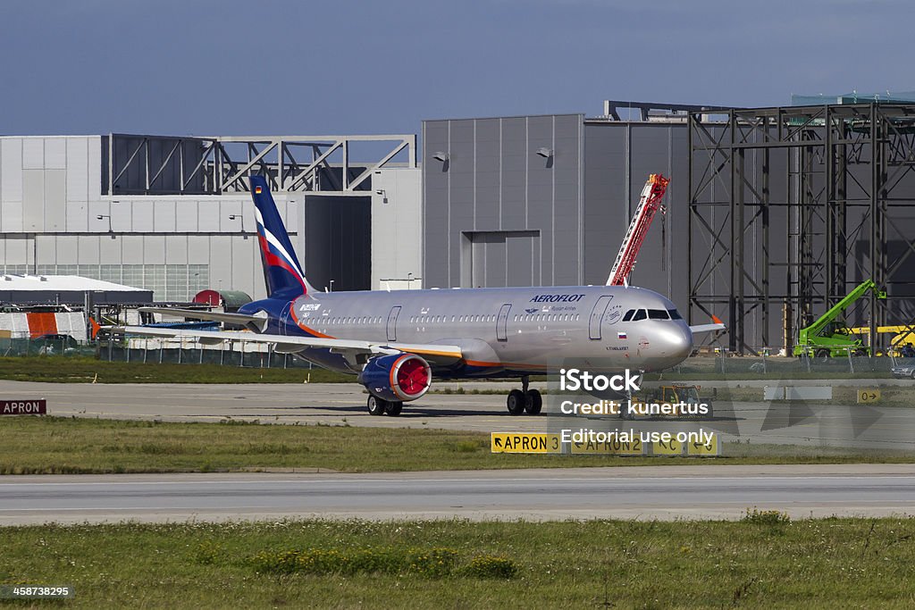 Aeroflot Airbus A321 - Foto de stock de Aeroporto royalty-free