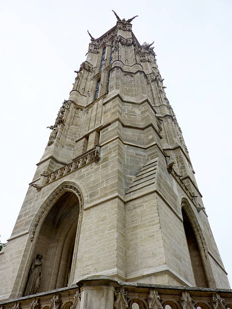 istock Bell tower of the Tour Saint-Jacques in Paris 458808313