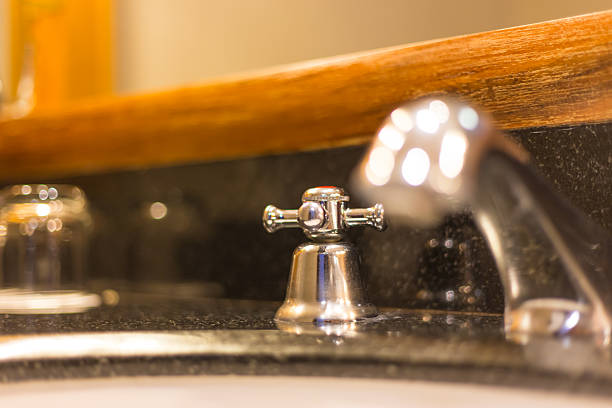 istock Closeup of a hot tap 458816477