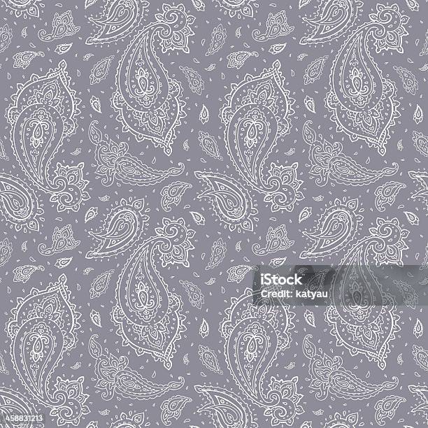 Seamless Paisley Background Stock Illustration - Download Image Now - Paisley Pattern, Seamless Pattern, Abstract