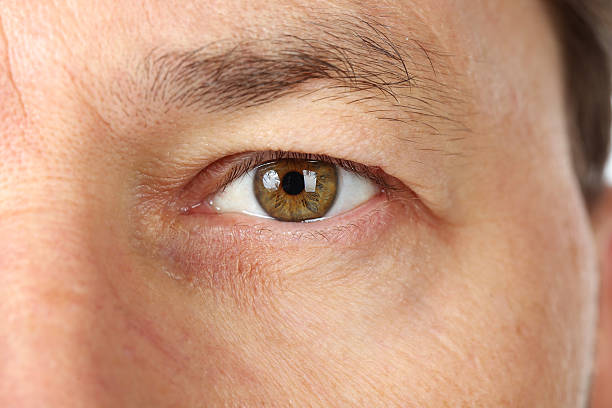 istock Close up of portrait man's face. 458844741