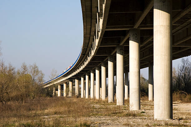 istock Pillars of the bridge 458848119