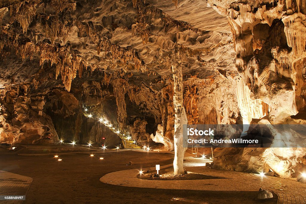 Cango Caves, South Africa The Throne Room in the Cango Caves, which are situated in a limestone ridge parallel to the Swartberg Mountain Range in Oudtshoorn, Klein Karoo, South Africa Cango Caves Stock Photo