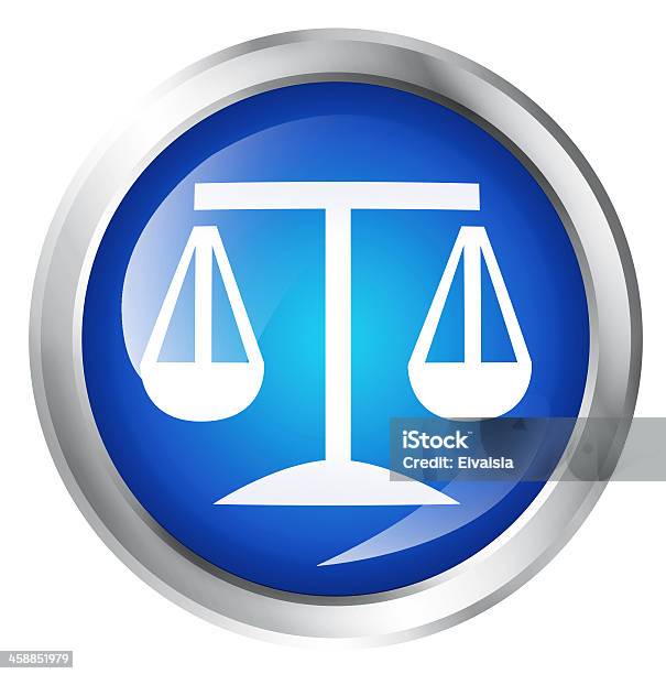 Law Größe Symbol Stockfoto und mehr Bilder von Autorität - Autorität, Blau, Clipping Path