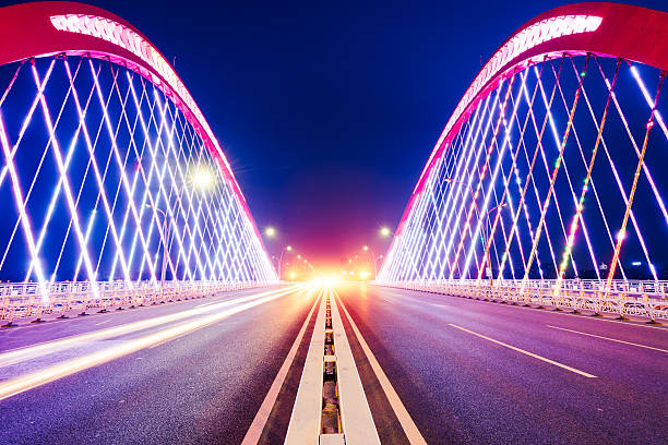 istock the night of modern bridge, 458859813