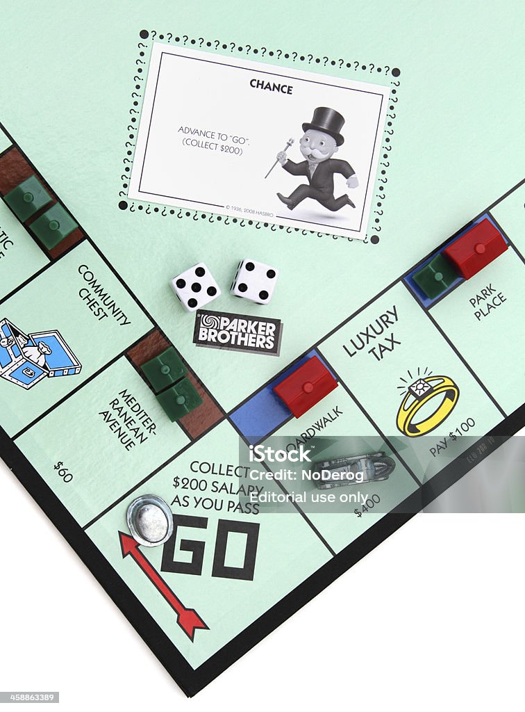 Monopolu grę Go square - Zbiór zdjęć royalty-free (Monopoly)