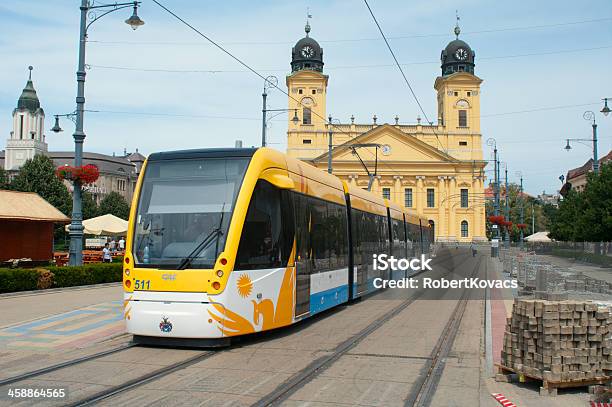 Новый Трамвай В Город Дебрецен — стоковые фотографии и другие картинки Дебрецен - Дебрецен, Перевозка, Без людей