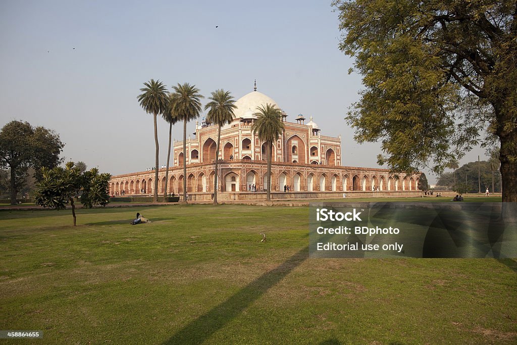 Tomba di Humayun, Nuova Delhi, India - Foto stock royalty-free di Ambientazione esterna