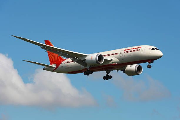 air india боинг 787 dreamliner - boeing 787 air vehicle airplane стоковые фото и изображения