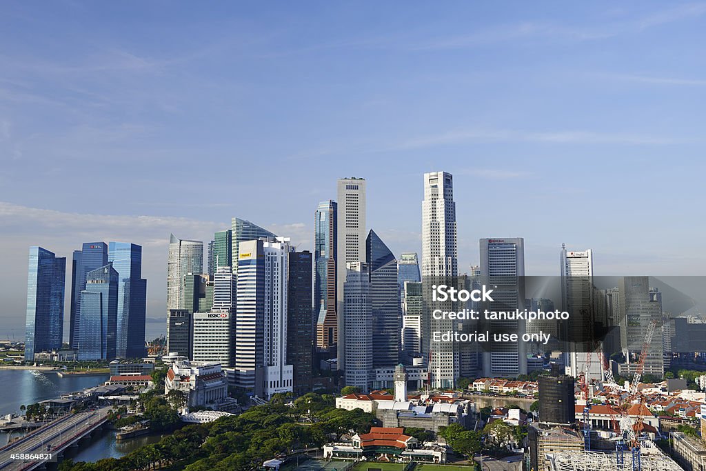 Central Business District in Singapur - Lizenzfrei Architektur Stock-Foto