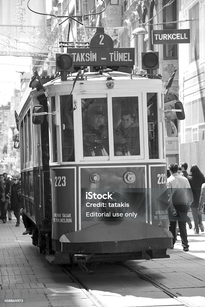 Bonde histórico em Istambul - Foto de stock de Arcaico royalty-free