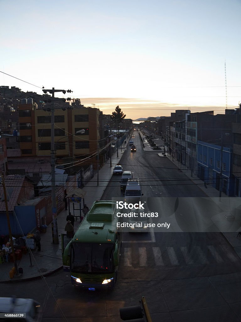 Urban puesta de sol en el Perú - Foto de stock de Aire libre libre de derechos