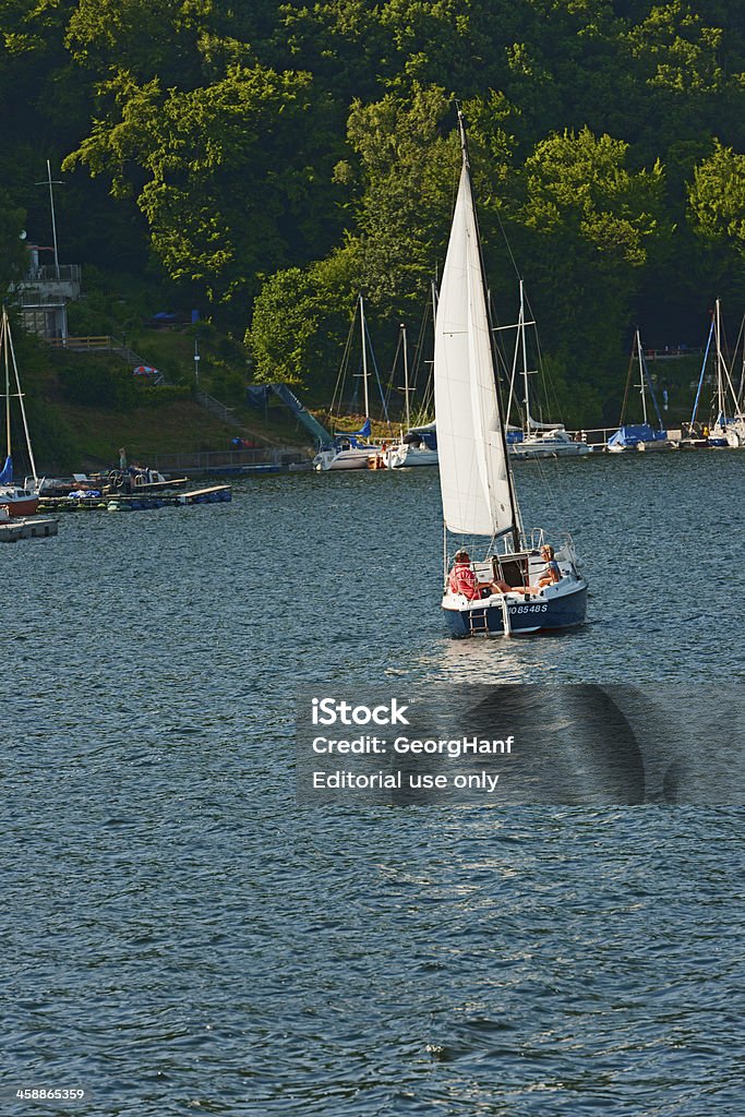 Barca a vela sul Rursee - Foto stock royalty-free di Acqua