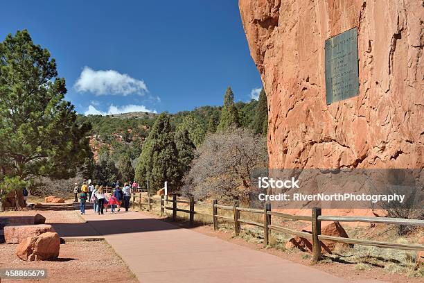 Foto de Garden Of The Gods Colorado Springs e mais fotos de stock de Colorado Springs - Colorado Springs, Monumento comemorativo, Parque natural