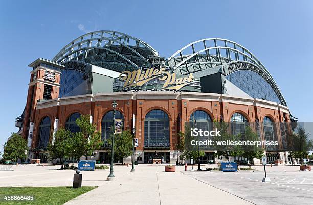 Miller Park Stock Photo - Download Image Now - American Family Field, Milwaukee Brewers, Milwaukee - Wisconsin