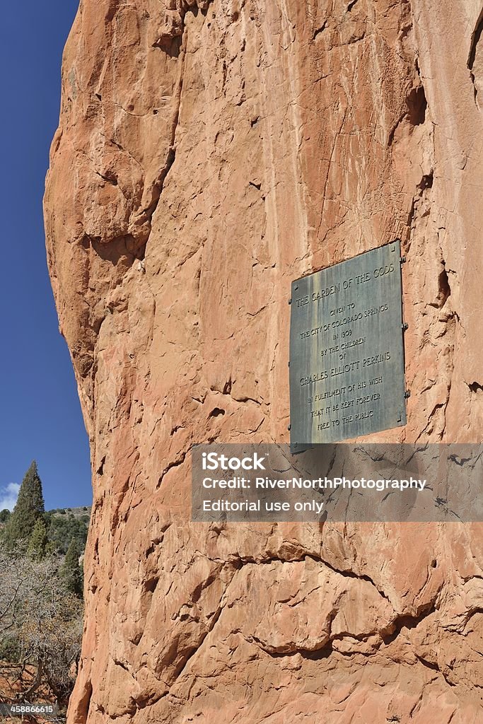 Garden of the Gods, Colorado Springs - Foto de stock de Acantilado libre de derechos