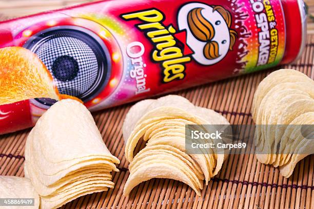 Pringles Delicious Chips Stock Photo - Download Image Now - Potato Chip, Procter & Gamble, Appetizer