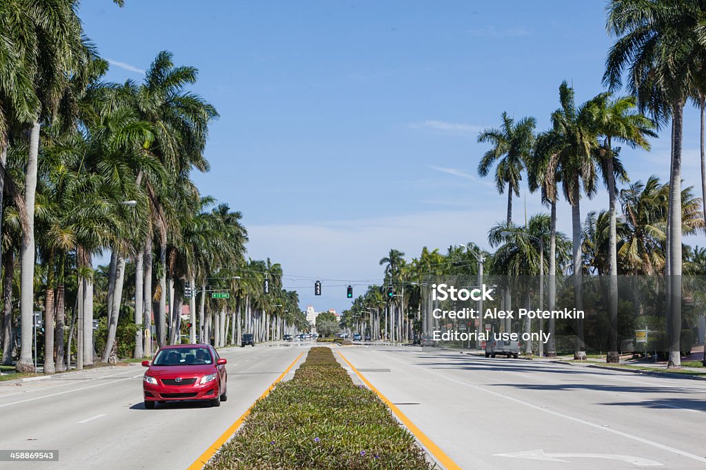 Hollywood Boulevard, em Miami, Flórida - Royalty-free 12 Horas Foto de stock