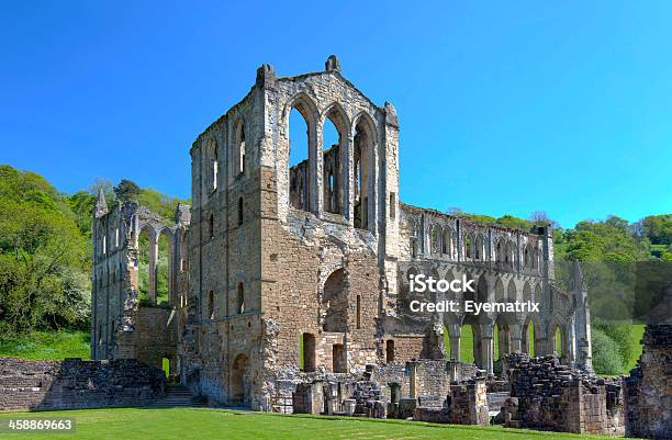 Rievaulx Abbey Stock Photo - Download Image Now - Rievaulx Abbey, Building Exterior, Old