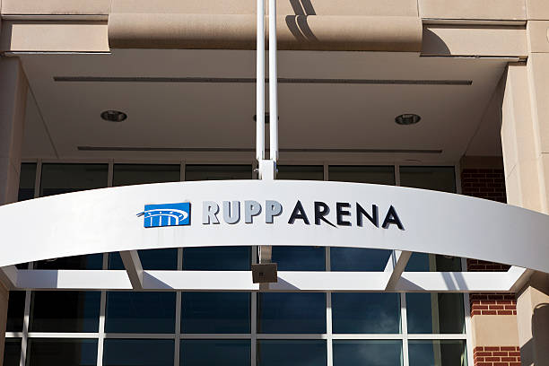 der rupp arena in lexington, kentucky - lexington kentucky university of kentucky basketball kentucky stock-fotos und bilder