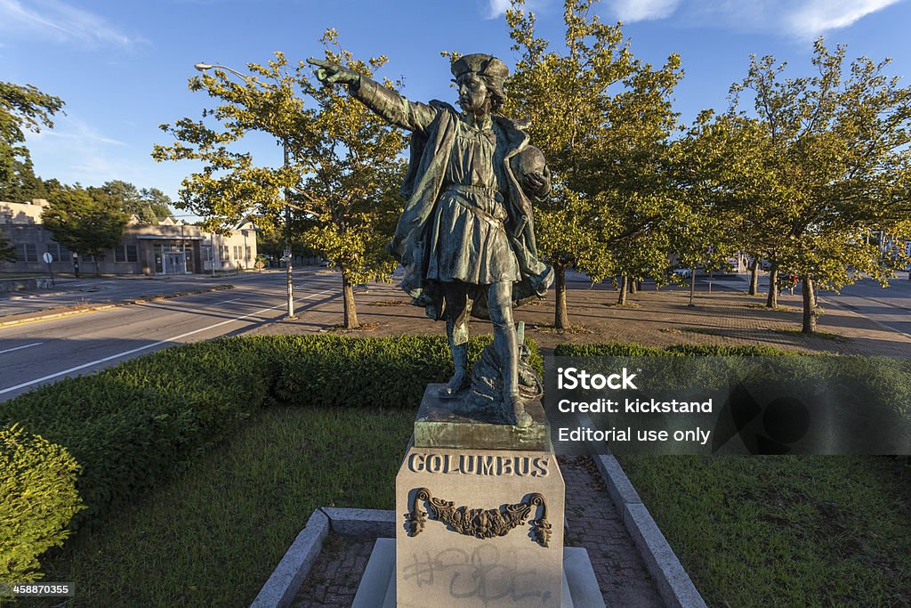 Christopher-Kolumbus-Denkmal - Lizenzfrei Christoph Kolumbus - Entdecker Stock-Foto