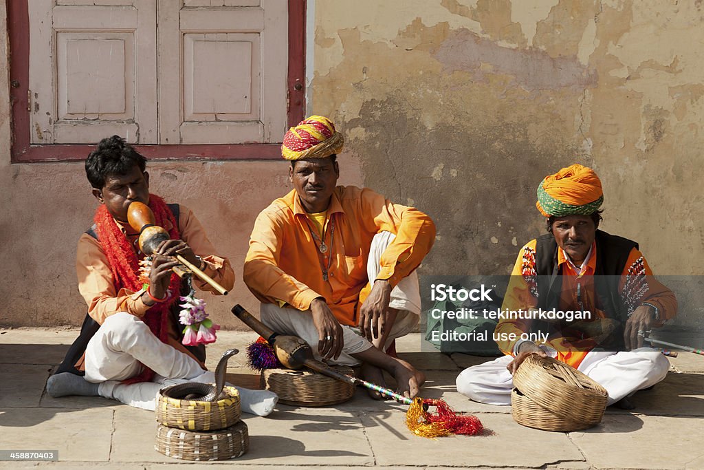 Schlangenbeschwörer in jaipur, Indien - Lizenzfrei Charmant Stock-Foto