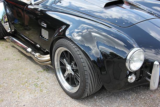 oldtimer shelby cobra - cobra car shelby close up - fotografias e filmes do acervo