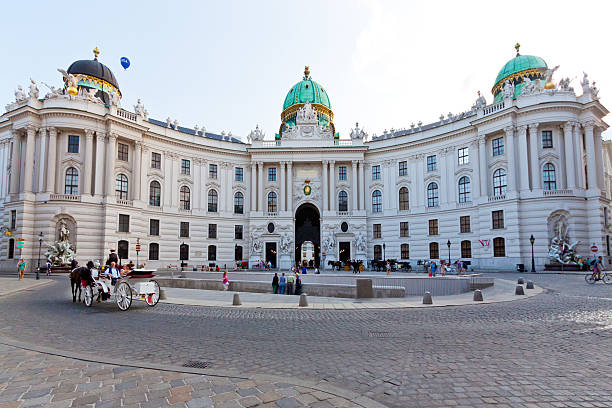 pałac hofburg, wiedeń, kaiserappartements. - innere stadt zdjęcia i obrazy z banku zdjęć