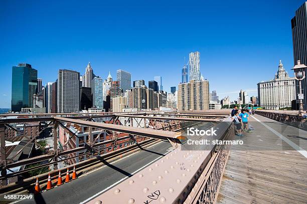 Brooklyn Bridge Start Stock Photo - Download Image Now - Architecture, Bridge - Built Structure, Brooklyn - New York