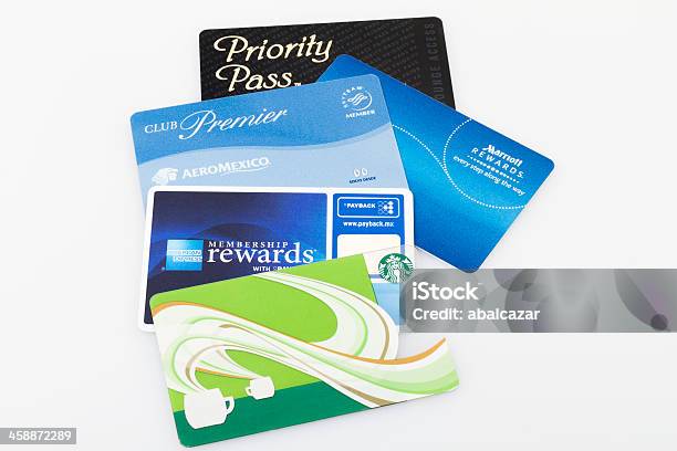 Group Of Loyalty Cards Stock Photo - Download Image Now - Incentive, Computer Software, Pointing