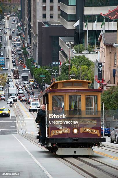 케이블 카 트램 샌프란시스코 샌프란시스코-캘리포니아에 대한 스톡 사진 및 기타 이미지 - 샌프란시스코-캘리포니아, 0명, 거리