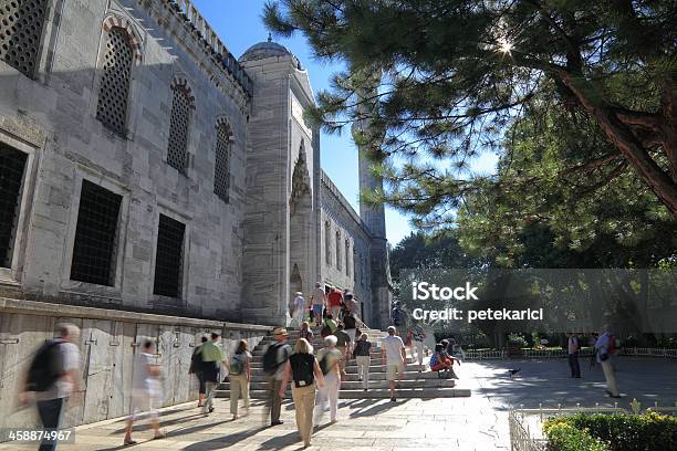 Mezquita Azul Tiempo Para La Oración Foto de stock y más banco de imágenes de Aire libre - Aire libre, Anochecer, Antiguo