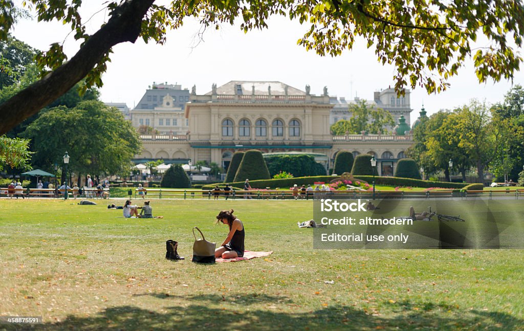 O parque da cidade de Viena - Foto de stock de Stadtpark royalty-free