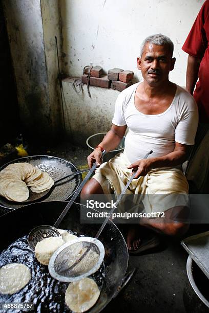 Man Making Puri Stock Photo - Download Image Now - Active Seniors, Adult, Adults Only