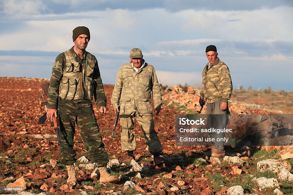 Grupos paramilitares curdo na Turquia. - Foto de stock de Curdo royalty-free