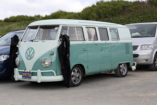 Volkswagen (VW) Surf Bus stock photo