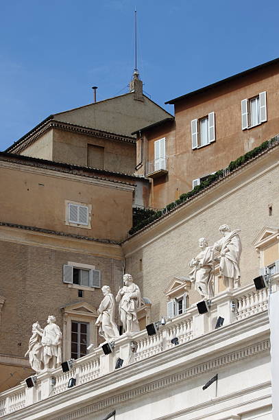 조각상 (세인트 피터 대성당 - statue architecture st peters basilica vatican 뉴스 사진 이미지