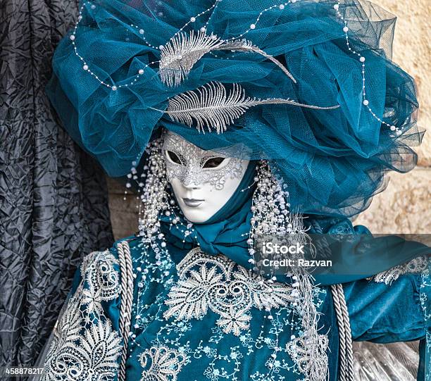 Голубой Венецианский Маскировка — стоковые фотографии и другие картинки Венецианская маска - Венецианская маска, Венецианский карнавал, Венеция - Италия