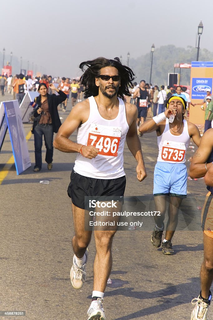Hombre de corredor de maratón - Foto de stock de Acontecimiento libre de derechos