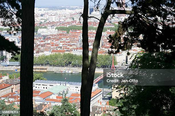Lyon And Saone River Stock Photo - Download Image Now - Apartment, Architecture, Bridge - Built Structure