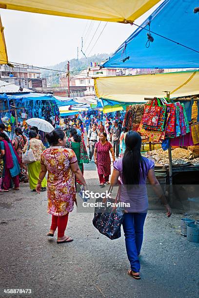 Kalimpong Mercado De Darjeeling Bengala Ocidental Índia Ásia - Fotografias de stock e mais imagens de Darjeeling