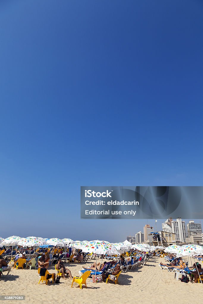 Estate in Spiaggia di Tel Aviv Israele - Foto stock royalty-free di Albergo