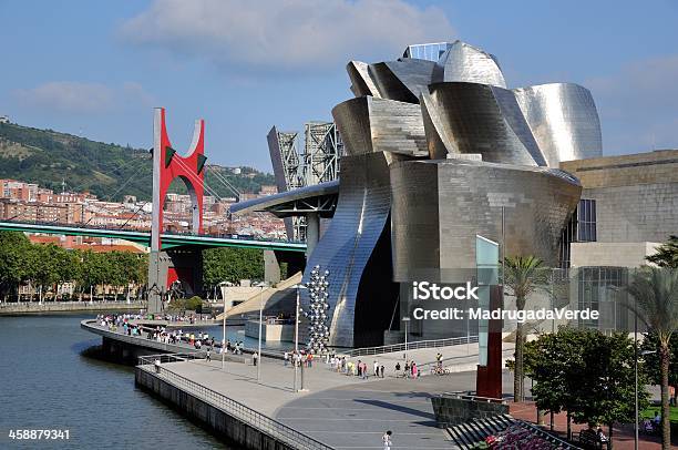 Guggemheim Museum In Bilbao Spain Stock Photo - Download Image Now - Bilbao, Guggenheim Museum Bilbao, Architecture