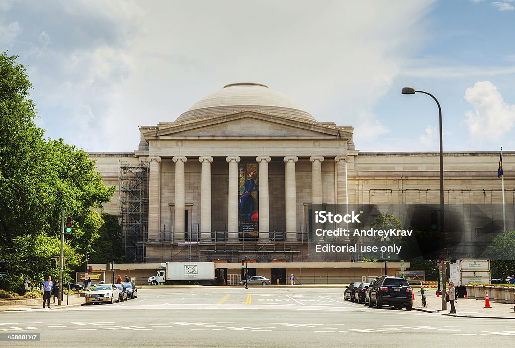 West Building della National Art Gallery - Foto stock royalty-free di Esterno di un edificio