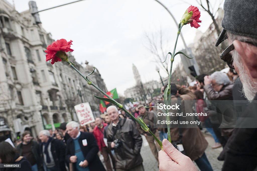 Protesta anti troika - Foto stock royalty-free di 2013