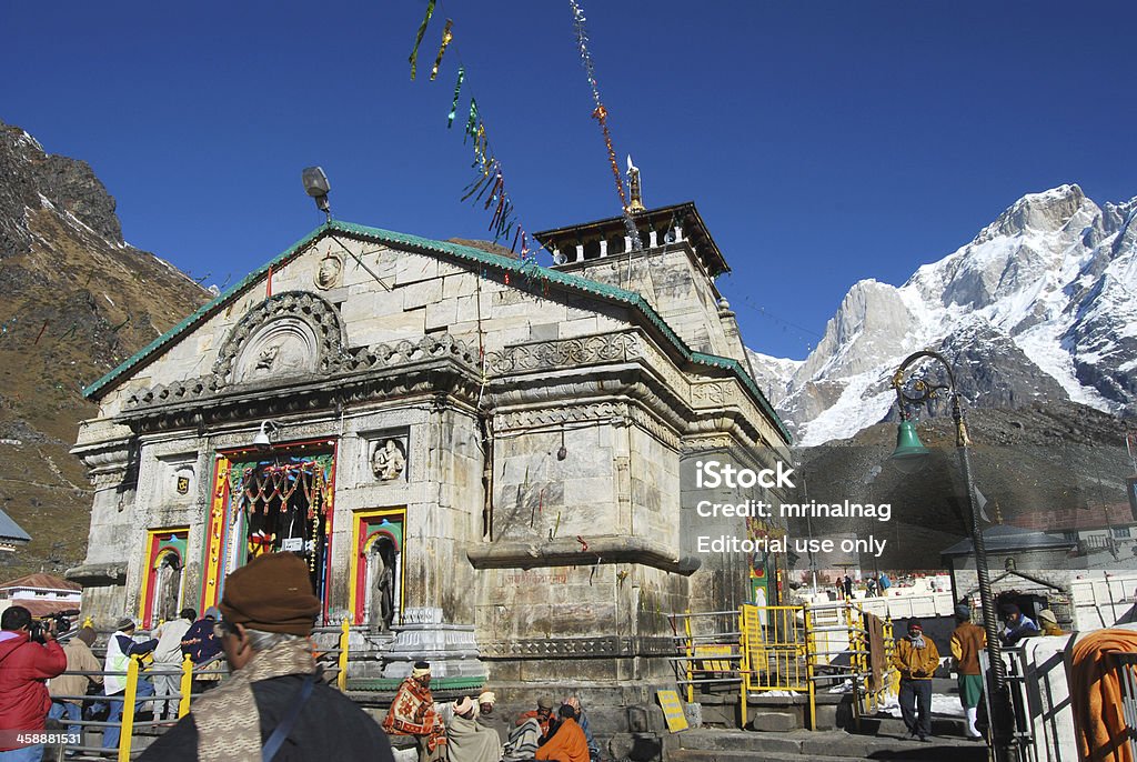 Kedarnath Temple Stock Photo - Download Image Now - Asia, Blue, Dedication  - iStock